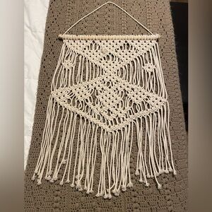 Macrame wall decor
